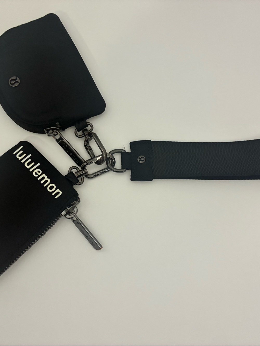 lululemon athletica Black Modular Crossbody Pouch Set